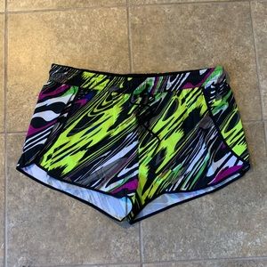 New NWT Fabletics Multi-Colored Running Shorts B25005